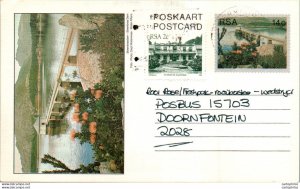 RSA South Africa Postal Stationery  to Doornfontein