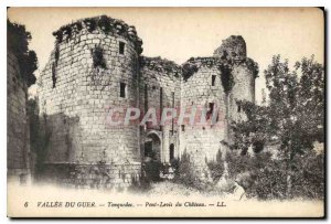 Old Postcard Vallee du Pont Levis Guer Tonquedec du Chateau