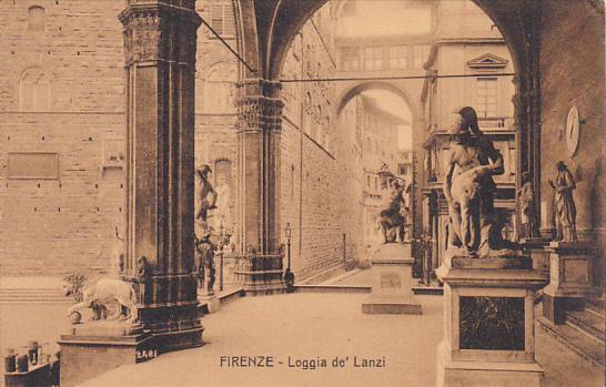 Italy Firenze Florence Loggia de Lanzi