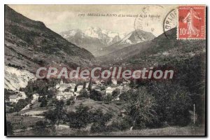 Old Postcard Brides les Bains and the Vanoise Glaciers