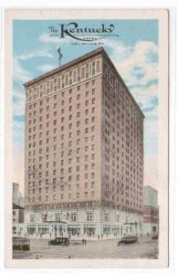 Kentucky Hotel Louisville KY 1920c postcard