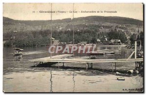 Gerardmer - Lake - Embarcadere Promenade - Old Postcard