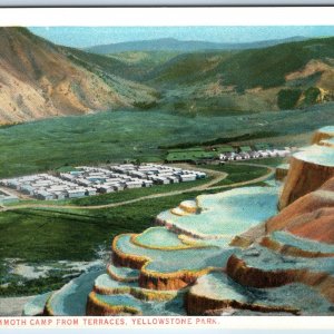 c1910s J.E. Haynes Mammoth Camp Limestone Terraces, Yellowstone Park #20102 A222