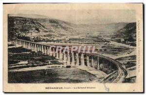 Bedarieux - the Large Viaduct - Old Postcard