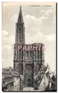 Postcard Old Strasbourg La Cathedrale