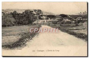 Camp Carpiagne Old Postcard L & # camp 39entree