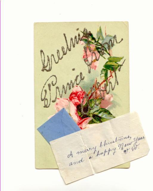 Greetings with Note, Prince Albert, Saskatchewan Used