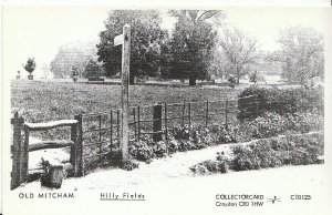 Surrey Postcard - Old Mitcham - Hilly Fields   2423