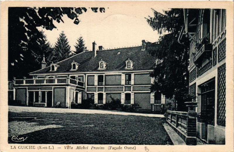 CPA   La Guiche (S.-et-L.) - Villa Michel Provins (Facade Ouest)   (437435)