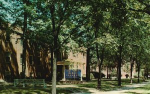 Vintage Postcard Fort Wayne Bible College Co-Educational Theological Institution