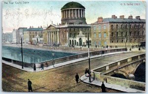 Postcard - The Four Courts - Dublin, Ireland