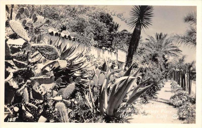 California San Diego  Cactus Garden, Ramona´s Marriage Place RPC