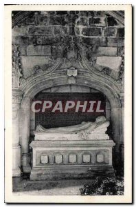 Old Postcard Les Baux Tomb of the Interieur Manville Church St Vincent