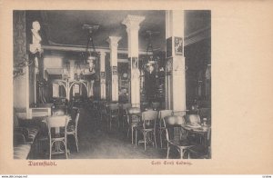 Darmstadt (Hesse), Germany, 1900-1910s ; Cafe Ernzt Ludwig