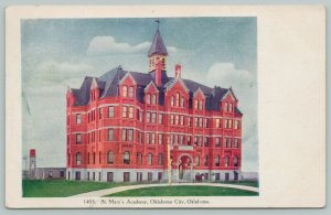 Oklahoma City Oklahoma~St Mary's Academy~c1910 Postcard
