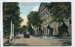 Pilgrim's Parkway Street Scene Car Ocean Grove New Jersey 1910c postcard