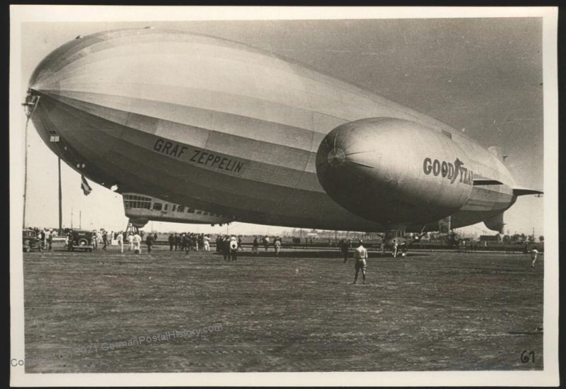 Germany 1929 Graf Zeppelin LZ127 Round the World Flight Complete Photo Co 106240