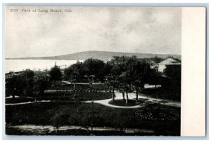 c1905 View of Part at Long Beach California CA Antique Unposted Postcard 
