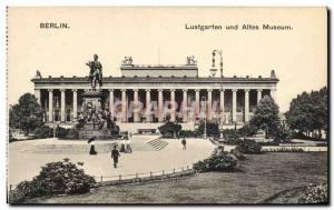 Postcard Old Berlin und Lustgarten Altes Museum