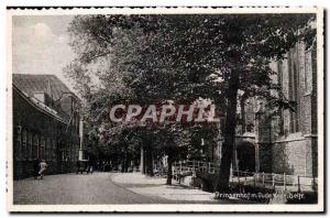 Netherlands Old Postcard Old Church Delft Prinsenhof m