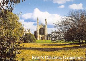 uk2082 king's college cambridge real photo uk