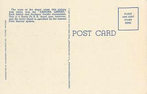 Union Depot Phoenix Arizona Linen Postcard