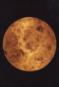 Planet Venus Global View Magellan Spacecraft Photo Postcard