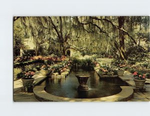 Postcard Main courtyard, Bellingrath Gardens, Mobile, Alabama