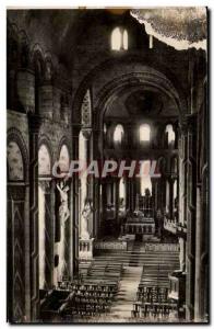 Old Postcard of Church & # 39issoire View of & # 39interieur