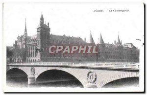 Old Postcard Paris La Conciergerie