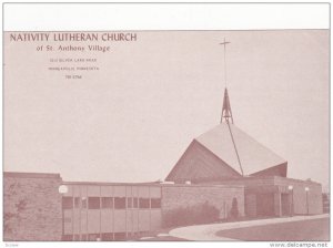 Nativity Lutheran Church of St. Anthony Village, Minneapolis, Minnesota, 30-50s