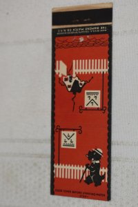 Terrier House Red 20 Strike Matchbook Cover