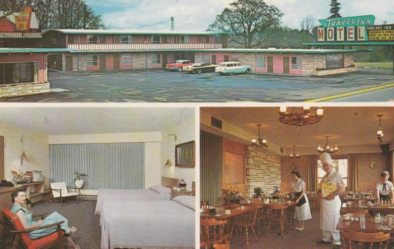 Travel Inn Motel Restaurant - Eugene, Oregon - pm 1967