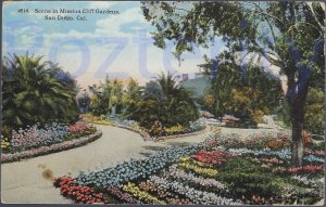 SCENE IN MISSION CLIFFS GARDENS 1923  (4514) SAN DIEGO CALIFORNIA