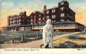 PRINCESS ANNE HOTEL Virginia Beach, VA 1908 New York City Vintage Postcard