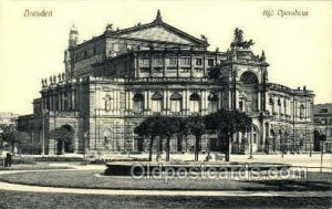 Dresden, Hgl. Opernhaus Opera Unused 