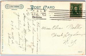 Phi Gamma Delta Fraternity, Cornell University, Ithaca NY c1908 Postcard K04