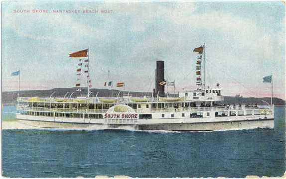 D/B South Shore Nantasket Beach Boat, Massachusetts MA 1909