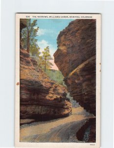 Postcard The Narrows William Cañon Manitou Colorado USA