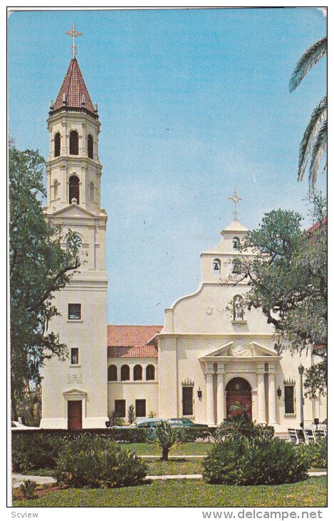 Roman Catholic Cathedral, ST. AUGUSTINE, Florida, 40-60s