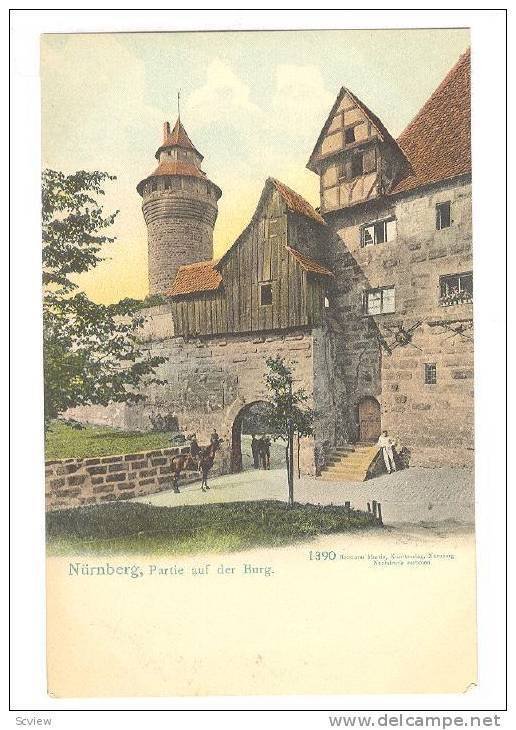 Partie Auf Der Burg, Nürnberg (Bavaria), Germany, 1903