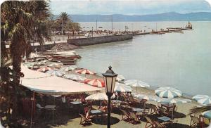 CERCA DE GUADALAJARA MEXICO VISTA DEL LAGO DE CHAPALA POSTCARD 1974