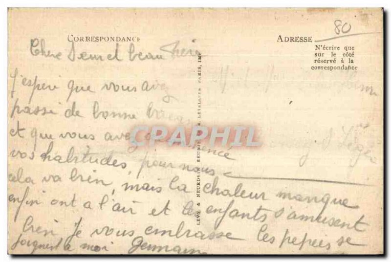 Old Postcard Ault the time Bathers Bath