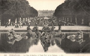 Vintage Postcard 1910's Versailles Le Char d'Apollon Le Chateau Paris France FR