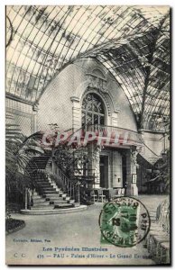 Old Postcard Pau Winter Palace of the Grand Staircase