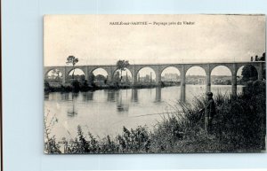 M-26712 Landscape near the Viaduct Sablé-sur-Sarthe France