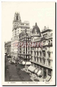 Old Postcard Madrid Gran Red De San Luis