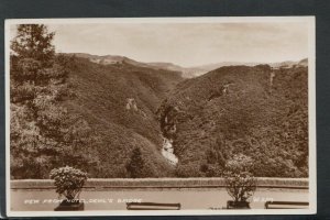 Wales Postcard - View From Hotel, Devil's Bridge  RS18152