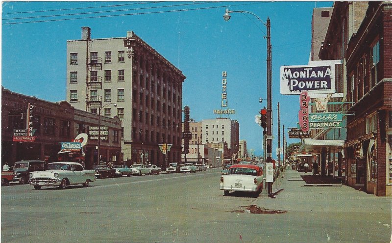 MISSOULA, MONTANA, The Garden City, Street View, Business Signs, Unposted