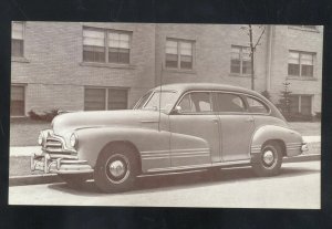 1947 PONTIAC STREAMLINER SEDAN VINTAGE CAR DEALER ADVERTISING POSTCARD '47